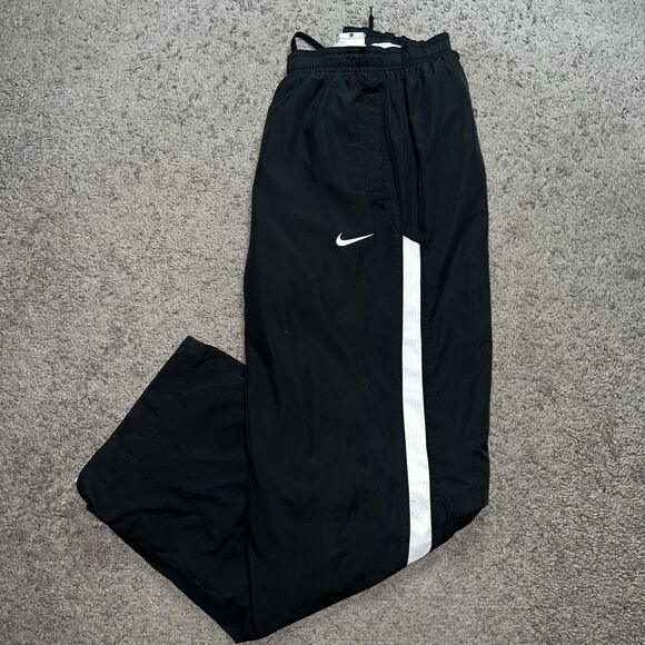 Nike Other - Nike Track Pants Windbreaker Nylon Sweats Lined Y2K Swoosh Men Sz L